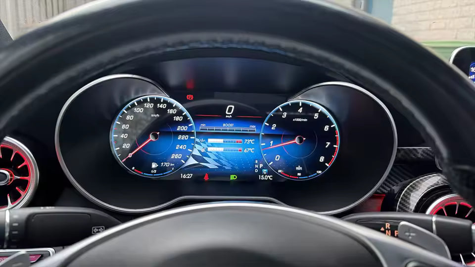 💫ART.5021 12.3'' Virtual Cockpit per Benz C / GLC 2015-2018💫