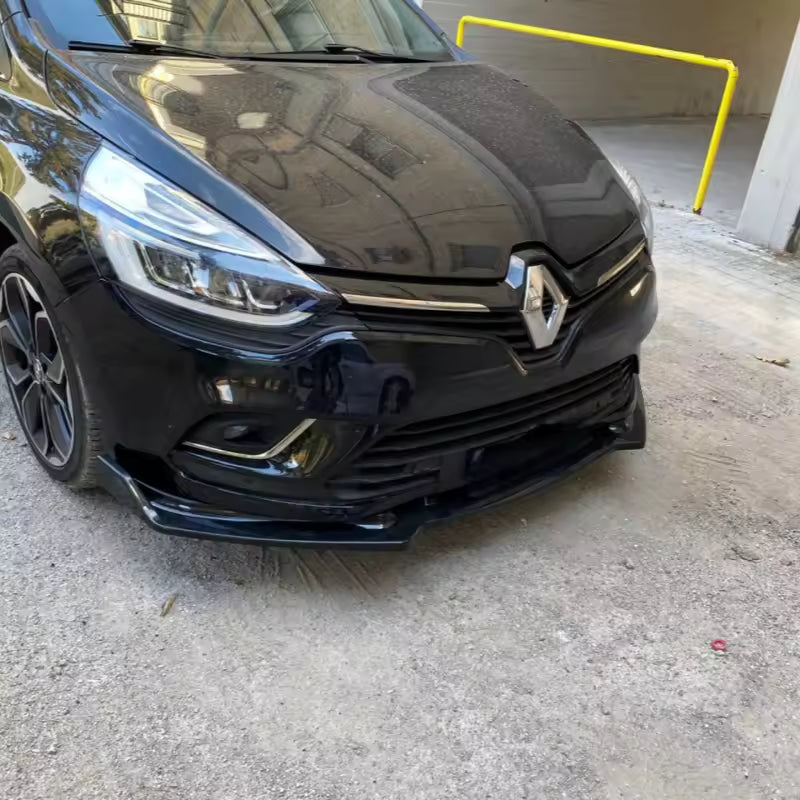 💫ART.8207 Splitter Anteriore Nero Lucido per Renault Clio MK4 2012-2019 💫