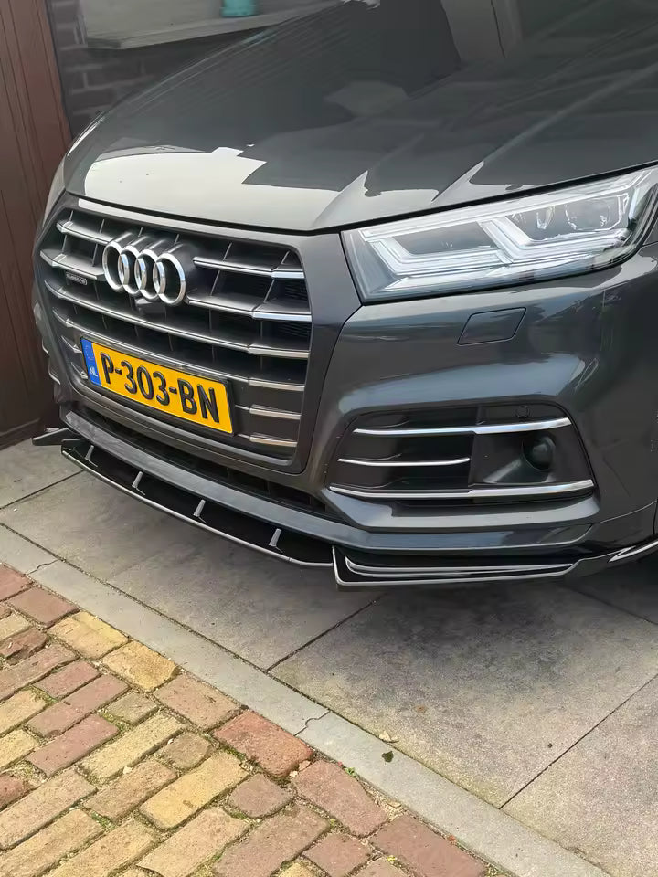 💫Splitter Anteriore Nero Lucido - AUDI Q5 FY S-line 2018+ 💫