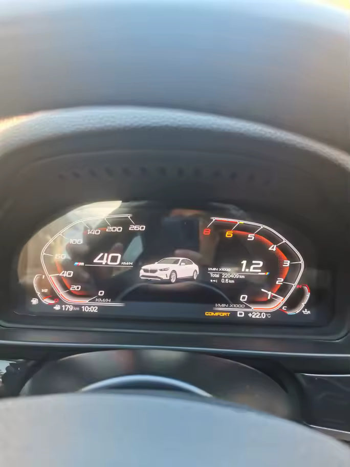 💫ART.5255 12.3 ''  Virtual Cockpit LCD per BMW Serie 1 / 5 / 6 / X4 / X5 / X6💫