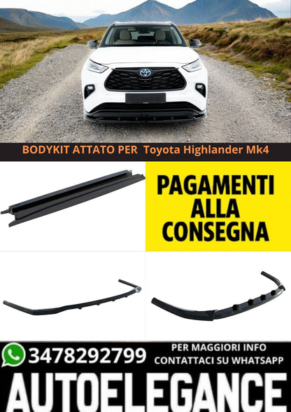 ⭐Bodukit V.2 Adatto Per  Toyota Highlander Mk4⭐