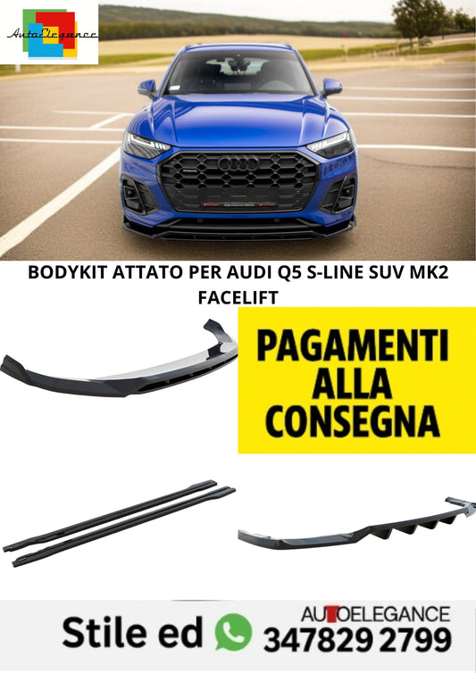 ⭐Bodykit  Adatto Per Audi Q5 S-Line SUV Mk2 Facelift⭐