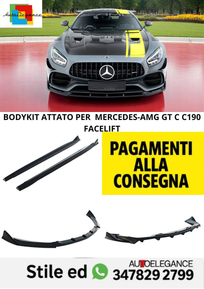 ⭐Bodykit V.1 Adatto Per Mercedes-AMG GT C C190 Facelift⭐