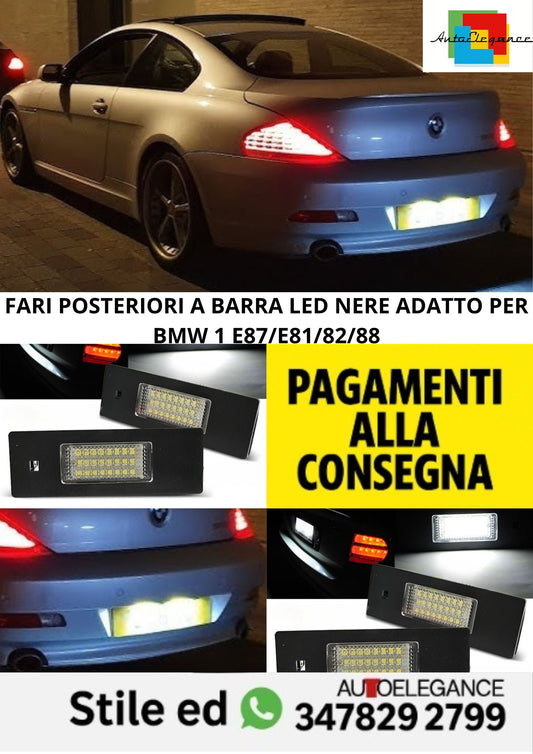 🤩FARI TARGA A LED ADATTI PER BMW E63/E64/E81/E87/Z4/MINI🤩