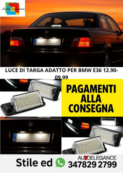 😎LUCE DI TARGA ADATTO PER BMW E36 12.90-09.99😎