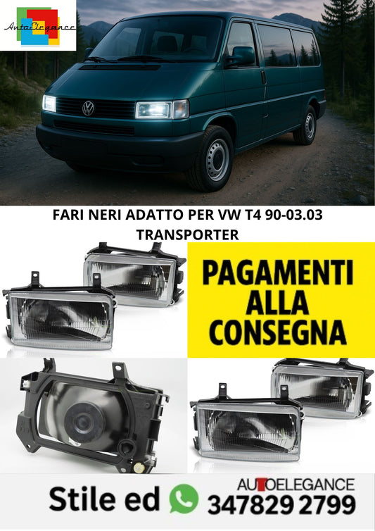🤩FARI NERI ADATTO PER VW T4 90-03.03 TRANSPORTER🤩