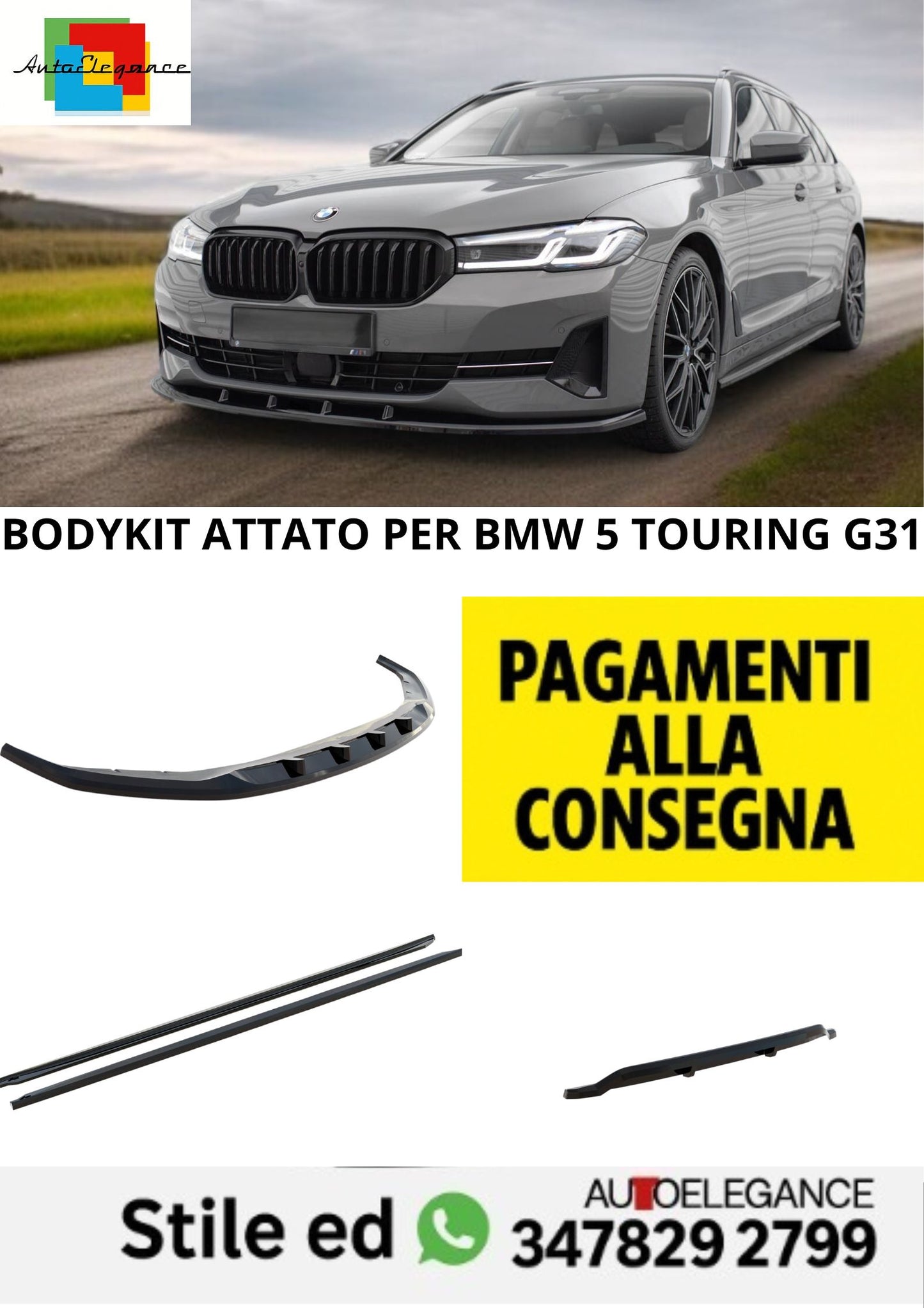 ⭐Bodykit  Adatto Per  BMW 5 Touring G31⭐