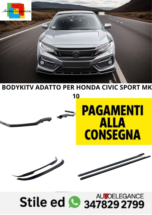 😍Bodykit  Adatto Per Honda Civic Sport Mk 10😍