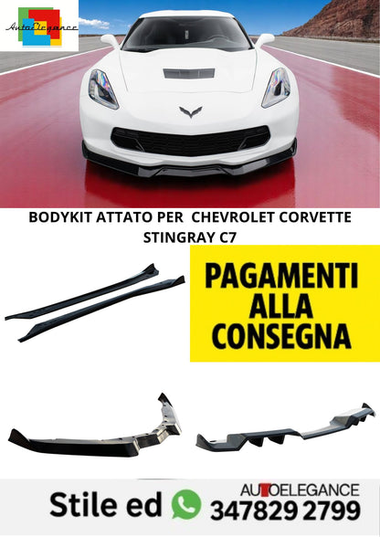 😍Bodykit Adatto Per Chevrolet Corvette Stingray C7😍