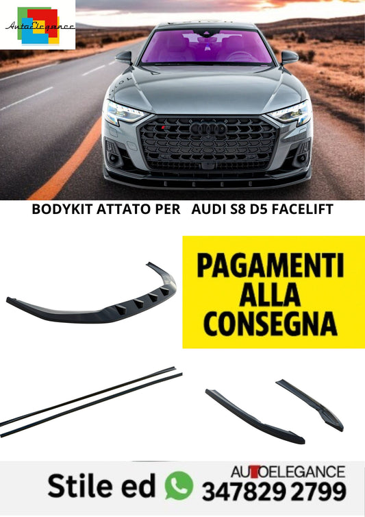 ⭐Bodykit V.2 Adatto Per  Audi S8 D5 Facelift⭐
