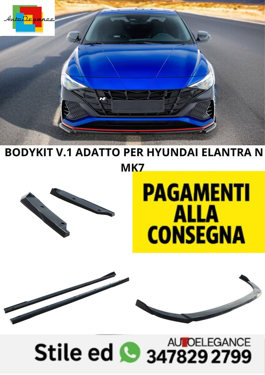 😍Bodykit  Adatto Per Hyundai Elantra N Mk7😍