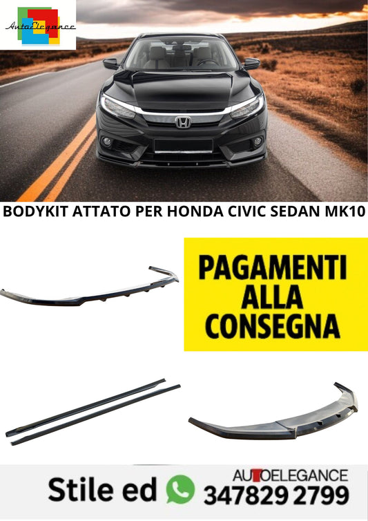 ⭐Bodykit  Adatto Per  Honda Civic Sedan Mk10⭐