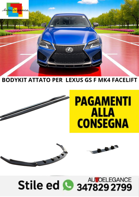 ⭐Bodykit V.1 Adatto Per  Lexus GS F Mk4 Facelift⭐
