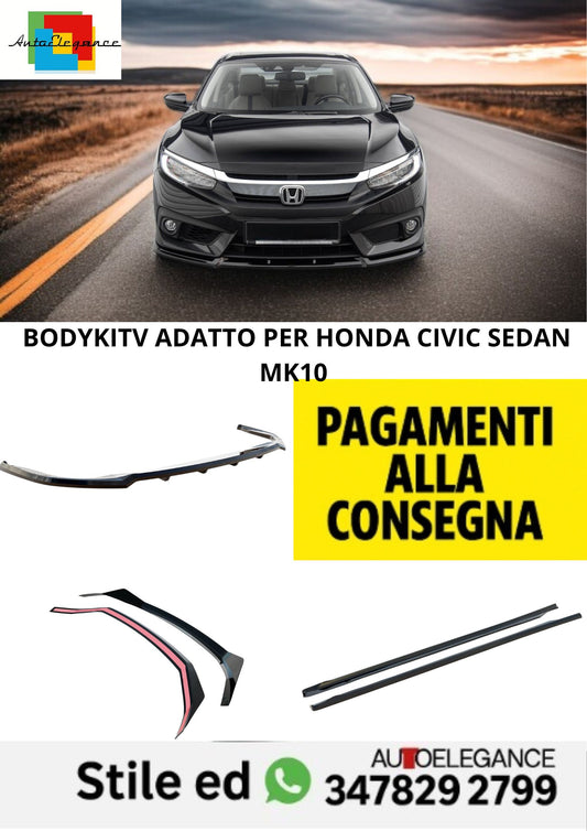 😍Bodykit  Adatto Per Honda Civic Sedan Mk10😍
