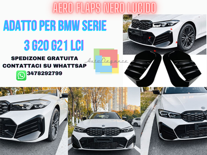 AERO FLAPS ADATTI PER BMW Serie 3 G20 G21 LCI dal 07/2022