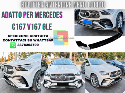 SPLITTER adatto per Mercedes C167 V167 GLE con pacchetto AMG Restyling