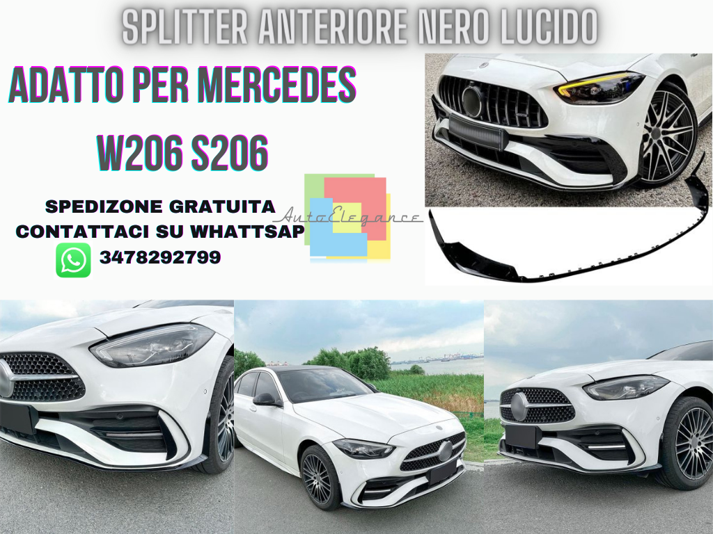 SPLITTER suitable for Mercedes W206 S206 with AMG Line