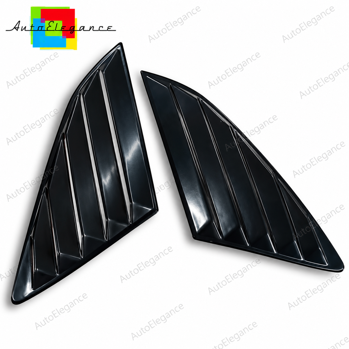 👉ART.10765 Louver Vetri Laterali Posteriori Nero Lucido per Audi Q8👈