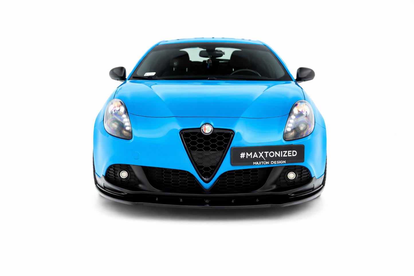 💫ART.9357 Splitter  Anteriore Nero Lucido per Alfa Romeo Giulietta Zender💫