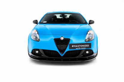 💫ART.9357 Splitter  Anteriore Nero Lucido per Alfa Romeo Giulietta Zender💫