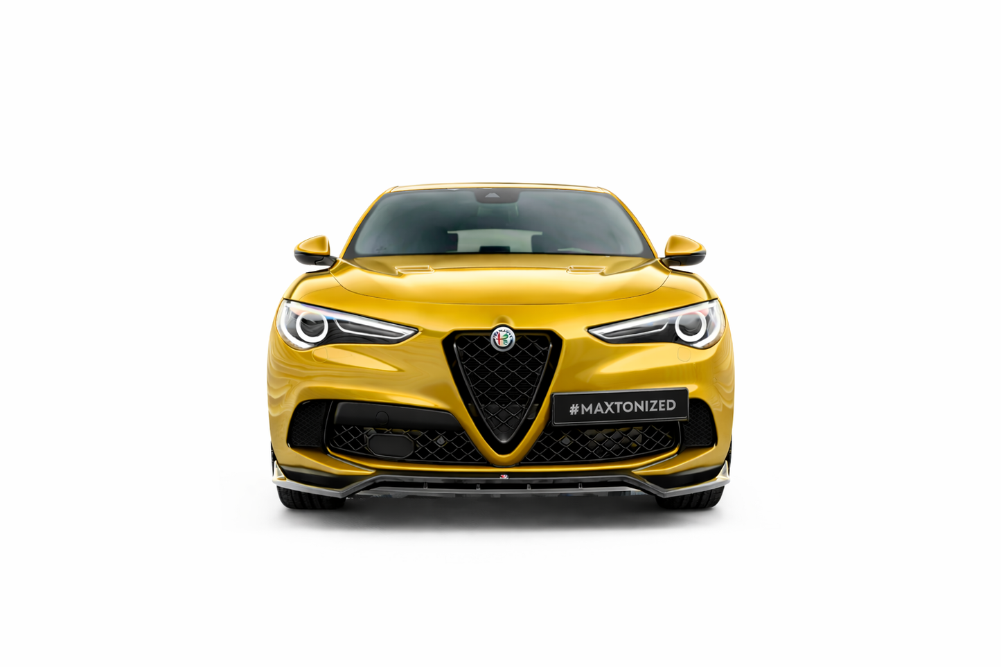 💫ART.9359 Splitter Anteriore per Alfa Romeo Stelvio Quadrifoglio Mk1 201-2022💫
