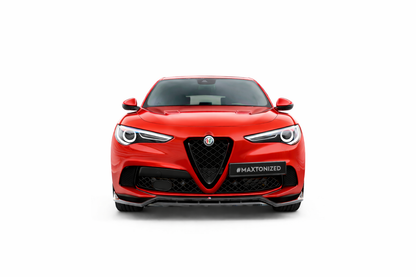 💫ART.9359 Splitter Anteriore per Alfa Romeo Stelvio Quadrifoglio Mk1 201-2022💫