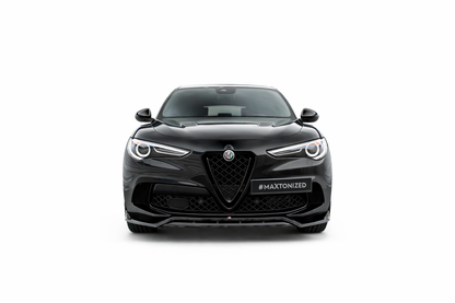 💫ART.9359 Splitter Anteriore per Alfa Romeo Stelvio Quadrifoglio Mk1 201-2022💫