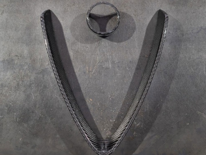 💫ART.7039 Griglia Anteriore Carbon Look per Alfa Romeo Giulia (952) (2016-2022)💫