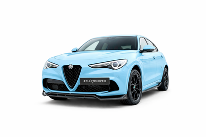 💫ART.9359 Splitter Anteriore per Alfa Romeo Stelvio Quadrifoglio Mk1 201-2022💫