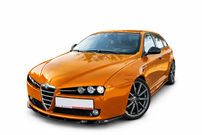 💫ART.9339 SPLITTER ANTERIORE v.1 (NERO LUCIDO) PER ALFA ROMEO 159💫