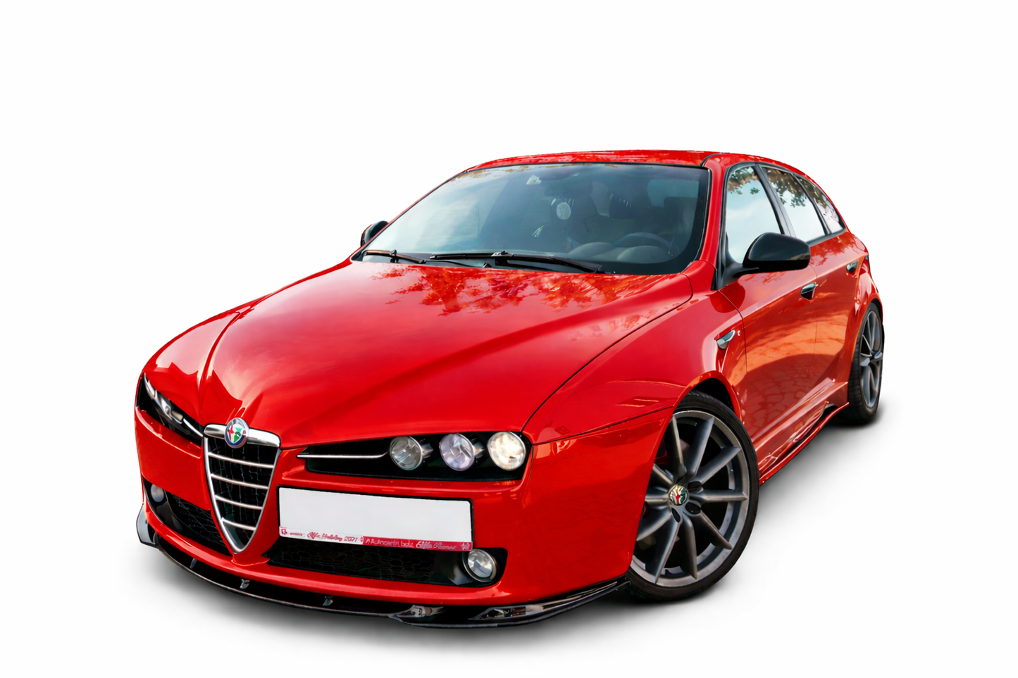 💫ART.9339 SPLITTER ANTERIORE v.1 (NERO LUCIDO) PER ALFA ROMEO 159💫