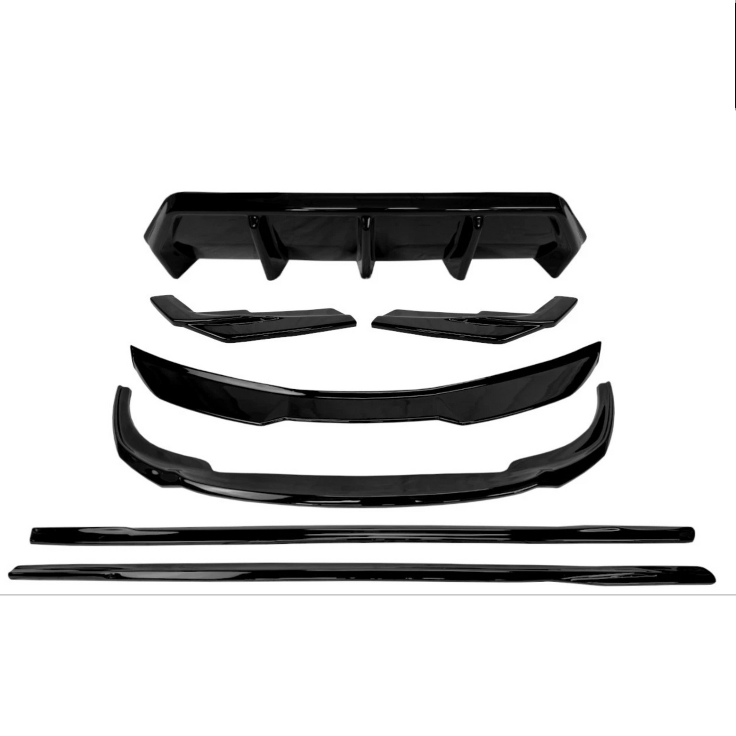 💕BODYKIT ADATTO PER  BMW SERIE 3 G20 LCI M-SPOR  NERO  LUCIDO 💕