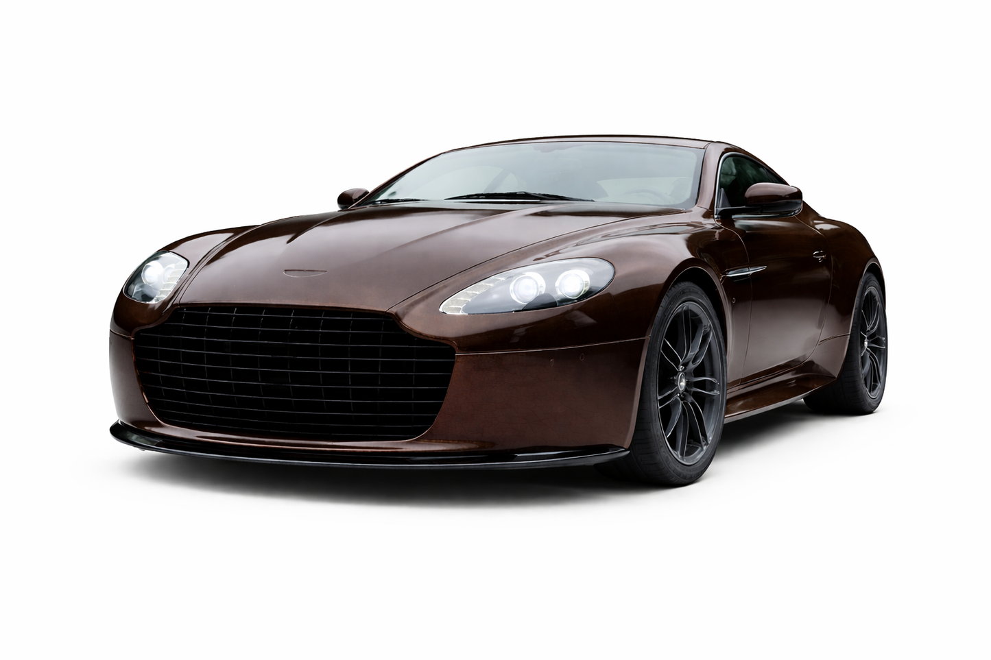 💫ART.9362 Splitter Anteriore Nero Lucido per Aston Martin V8 VANTAGE 05-17💫