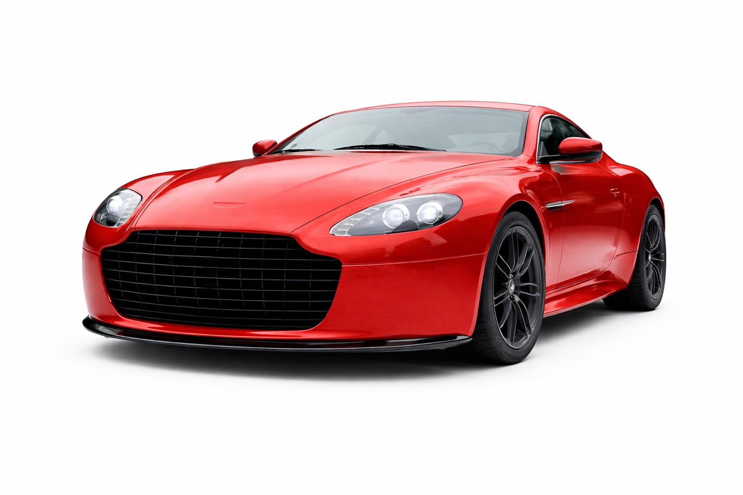 💫ART.9362 Splitter Anteriore Nero Lucido per Aston Martin V8 VANTAGE 05-17💫