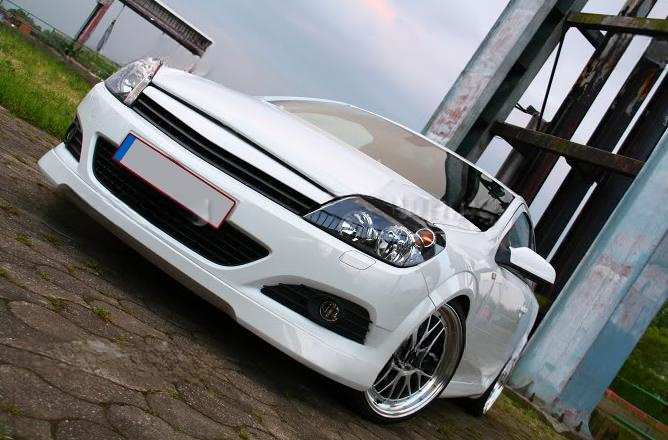 ❤️Spoiler Paraurti Anteriore Compatibile per OPEL Astra H GTC / TWIN TOP (2004❤️