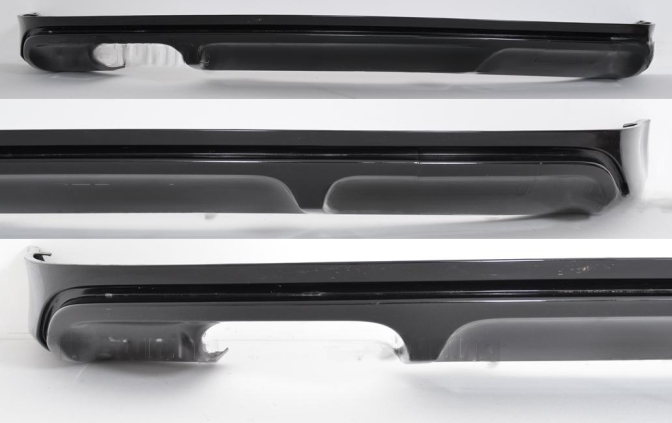 ❤️Diffusore Posteriore Compatibile con Audi A3 8PA Sportback 2005–2008 Look S3❤️