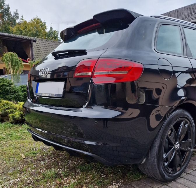 ❤️Spoiler Tetto Compatibile con Audi A3 8PA Sportback 2003–2013 Look RS3❤️