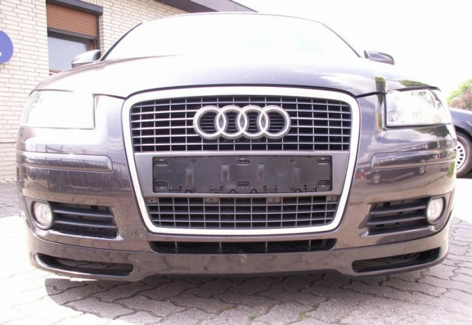 ❤️Spoiler Anteriore Compatibile con Audi A3 8P/8PA 2005–2008 – Versione II❤️