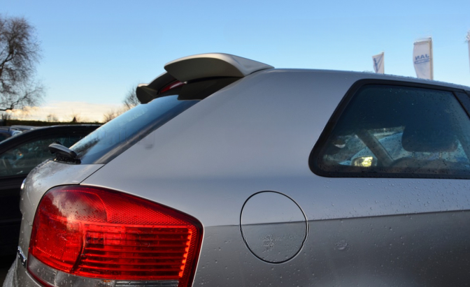 ❤️Spoiler Tetto Compatibile con Audi A3 8P 3 Porte 2003–2013 Look RS v1❤️