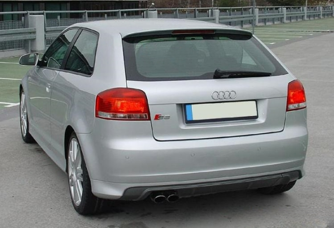 ❤️Diffusore Posteriore Compatibile con Audi A3 8P 3 Porte 2002–2008❤️