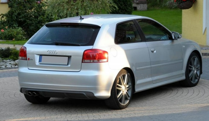 ❤️Spoiler Tetto Posteriore Audi A3 8P 3 Porte 2003–2012 – Versione 2❤️