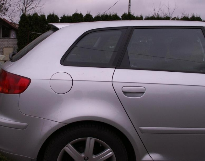 ❤️Spoiler Tetto Compatibile con Audi A3 8PA Sportback 2005–2012 – Look S-Line❤️