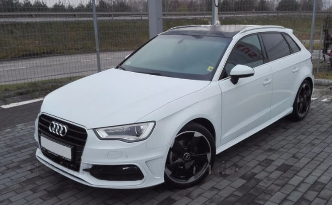 ❤️Minigonne Laterali per Audi A3 8V Sportback 5 Porte 2012–2020 Look S-Line❤️