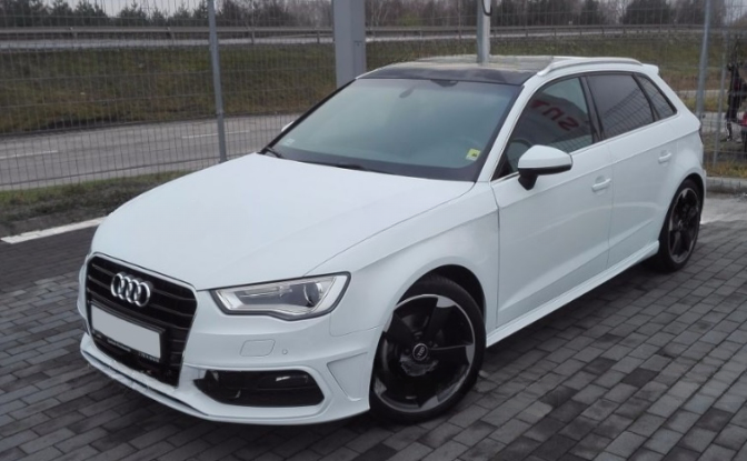⭐MINIGONNE LATERALI ADATTO PER AUDI A3 8V 5 PORTE 2012–2020⭐