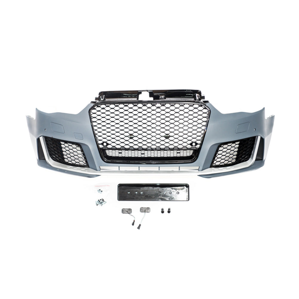 ✨Paraurti anteriore RS3 look con SRA per Audi A3 (8V) Hatchback Sportback 12-15✨