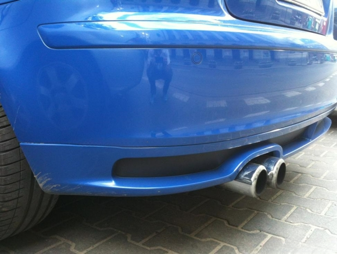 ❤️Diffusore Posteriore Compatibile con Audi A3 8PA Sportback 2005–2008 Ver. 2❤️