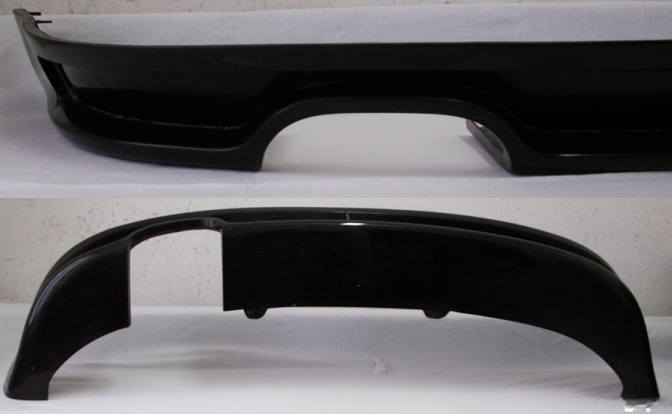 ❤️Diffusore Posteriore Compatibile con Audi A3 8PA Sportback 2005–2008 Ver. 2❤️