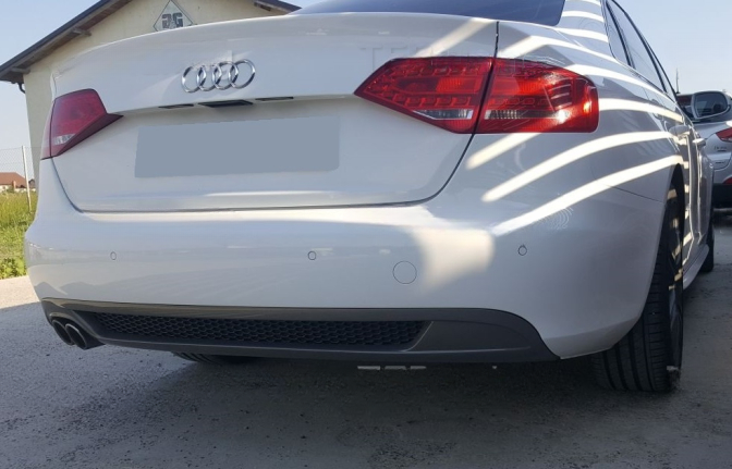 ❤️Diffusore Posteriore Ver. 4 per Audi A4 B8 Berlina 2008–2011 ❤️