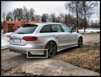 ❤️Splitter Posteriore 2 Pezzi per Audi A4 B8 Avant 2008–2011❤️
