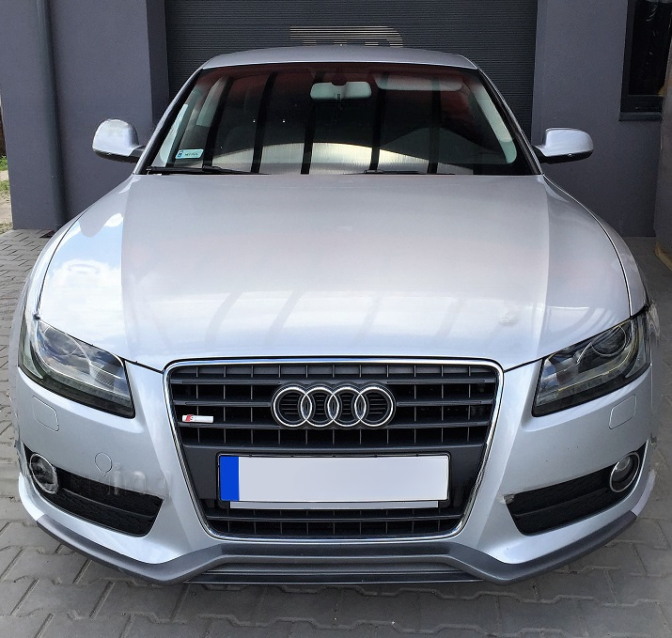 💕Splitter Anteriore per Audi A5 Cabrio 8T 2007–2011 – Ver. 2 Look Sportivo💕